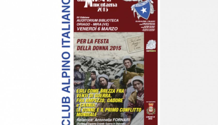 Incontro Le donne e la Prima Guerra mondiale Incontro Le donne e la Prima Guerra mondiale