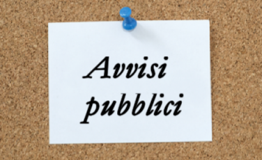 avvisi pubblici avvisi pubblici