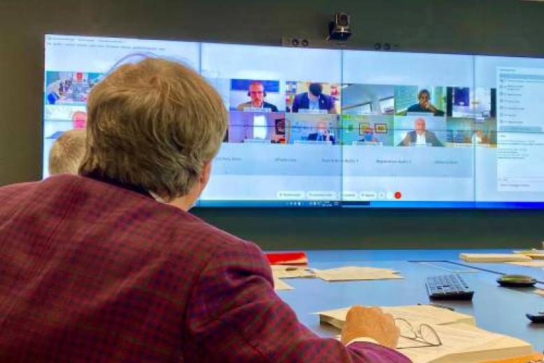 seduta in videoconferenza consiglio metropolitano