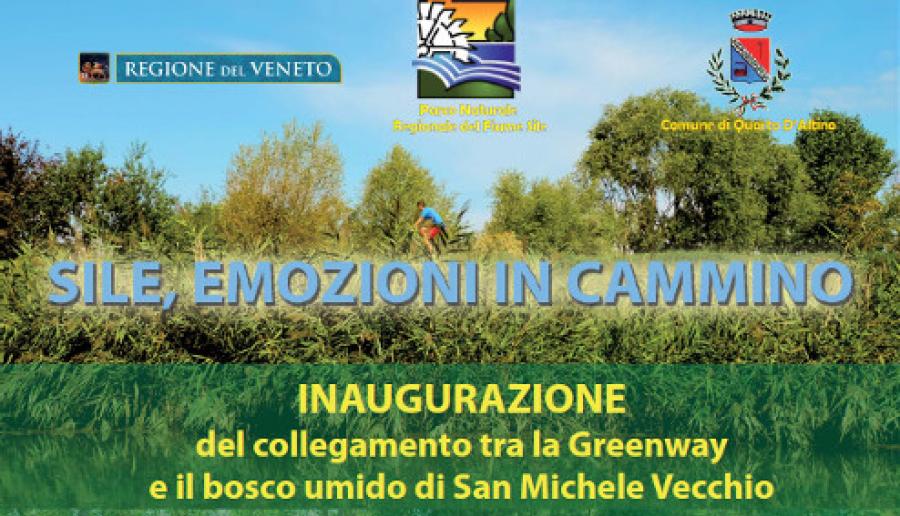 nuovo tratto di pista ciclabile lungo il Sile nuovo tratto di pista ciclabile lungo il Sile