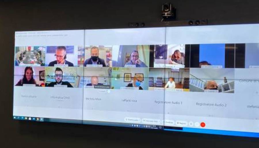 videocall consiglio metropolitano